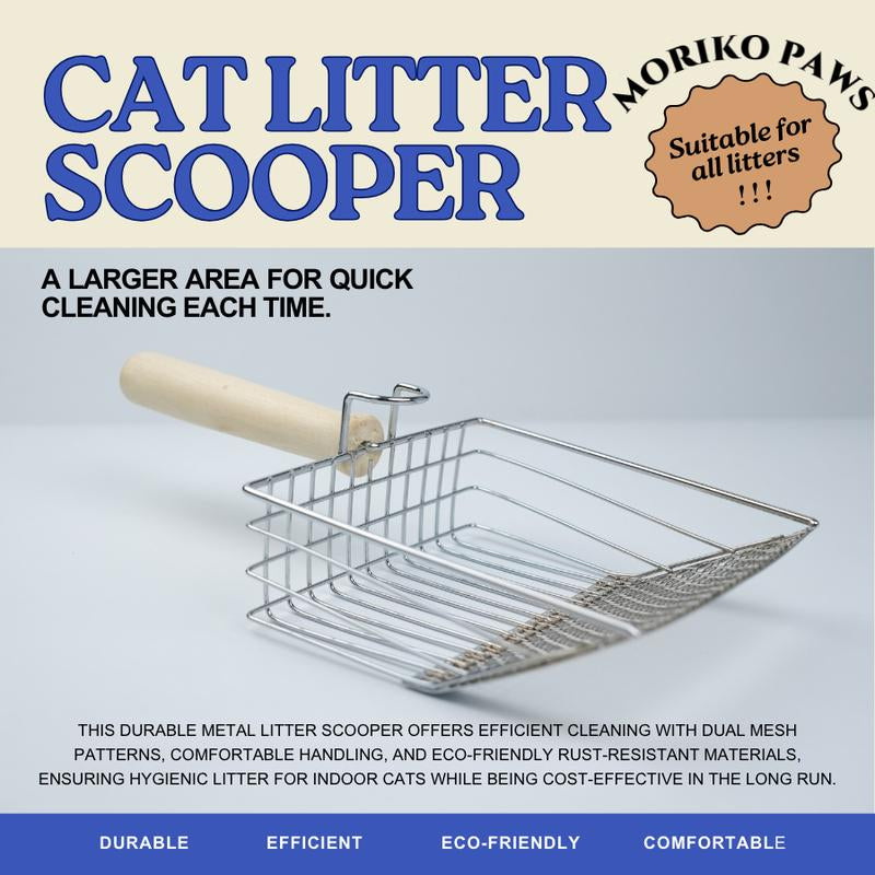 Eco-Friendly Metal Cat Litter Scooper