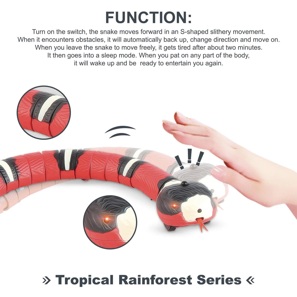 Smart Sensing Snake Toy